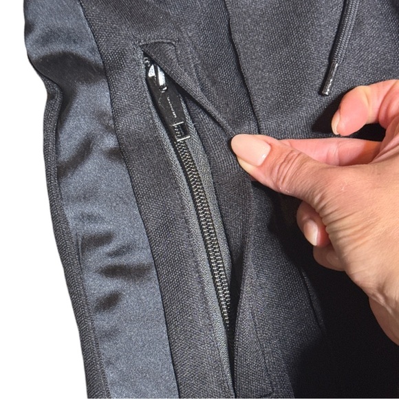 The Kooples Black Joggers With Satin Trim Men’s Size Medium - Picture 7 of 13